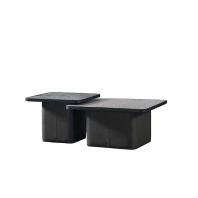 China Modern Design Expandable Cheap Coffee Side Tables Marble Cheap Black Coffee Tables for sale