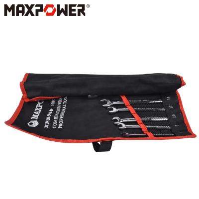 Κίνα Universal Ratchet Adjustable Wrench Repair Set Metric 12 Point 8/10 Piece Combination Wrench Set προς πώληση