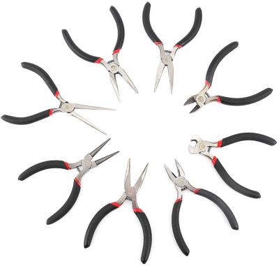 Κίνα Factory direct sales maxpower STEEL 4.5 inch 8 piece mini clamp set various style maintenance pliers tool kit προς πώληση