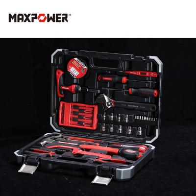 China 45 Piece Tool House Garden Repair Kit Set Auto Repair Tool Set Herramientas With Plastic Tool Box Storage Case for sale