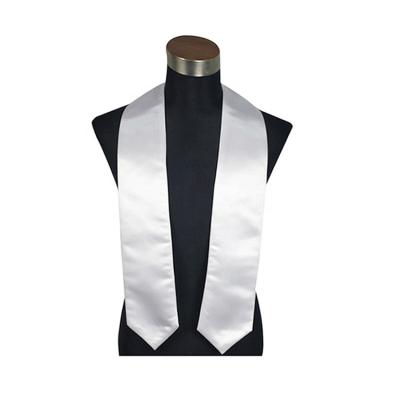 China Custom Made Polyester Blank Sublimation Logo Graduation Logo Celebration Stole for sale