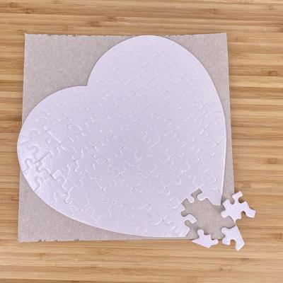 China DIY TOY Factory Wholesale Custom Printable Sublimation Blank Paper Puzzle for sale