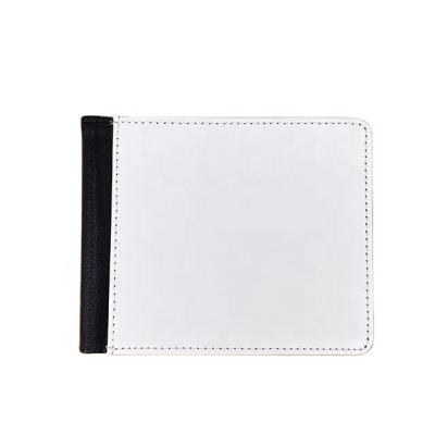 China RFID Logo Printed Father's Day Gift Single Side PU Men Wallets Wholesale Custom Made for sale