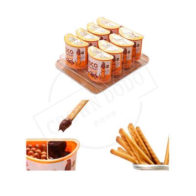 China OEM Delicious Finger Cookie Cup Low-CARB Chocolate Chip Chocolate Chip Cookies High Quality Cookies With Gift Packaging for sale