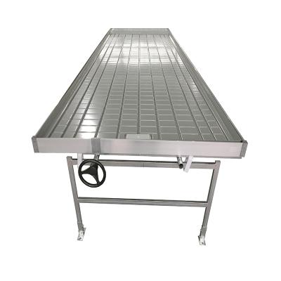 China Farms Factory Price Agriculture Ebb and Flow Table with Ebb Flow Trays Rolling Bench System for sale