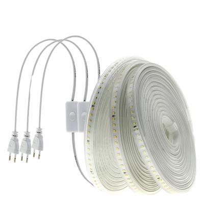 China Decoration Atmosphere Lighting Hot Sale High Quality Ip67 8W/M White Smart Color 3000K/5000K/6500K Aluminum+Pvc Changed Outdoor Led Light Strip for sale