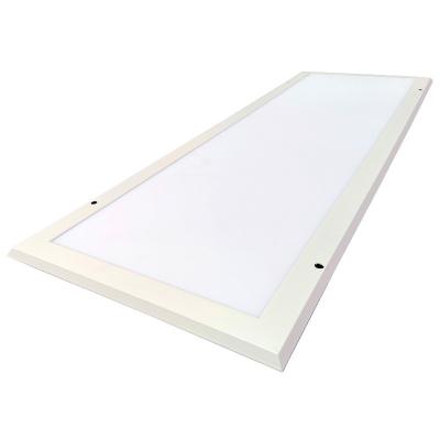 China Modern 5 Years Warranty 110lmw 120lmpw Silver Black Frame Flicker Free Surface Mounted Aluminum Purify Ultra Slim Led Panel Light for sale