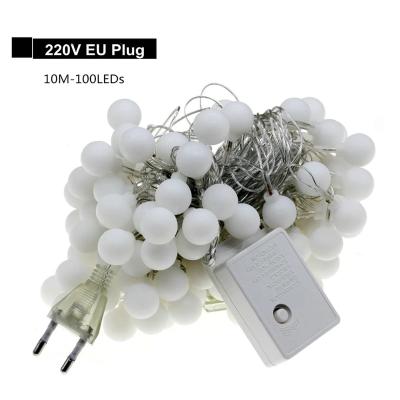 China Indoor Outdoor IP65 PVC +PC Waterproof 1m Christmas Fairy 10m Led String Lights for sale