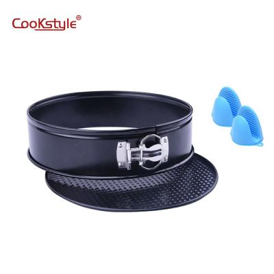 China Viable Cake Tools Cake Pan Bakeware With Oven Mitts 7 9 10 Inch Springform Nonstick Pan for sale