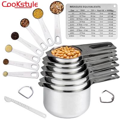 China Sustainable Success Stainless Steel Measuring Cups And Spoons Set For Cookware Sets for sale