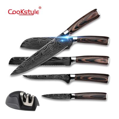 China Sustainable Best Seller Kitchen Chef Knife Set For Kitchen Knife for sale