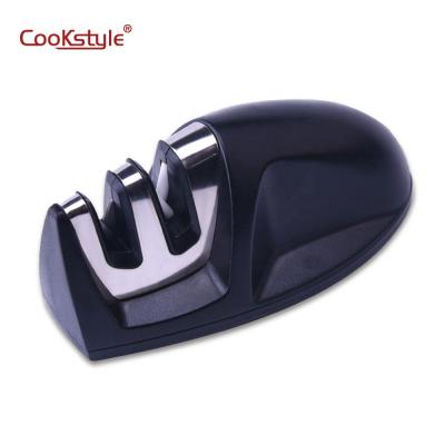 China Viable Kitchen Supplier Edge Handle 2 Stage Knife Sharpener With Kitchen Instrument for sale