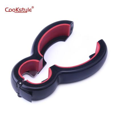 China Viable 6 in 1 Multifunctional Pull Tab Can Opener with Smooth Handle for Pot Joint, Bottle and Pop Top Box for sale