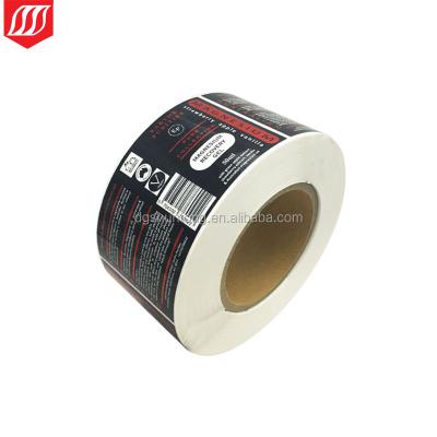 China Newest Design Waterproof Stickers Label Plastic Bottle Label Color Label Printer for sale