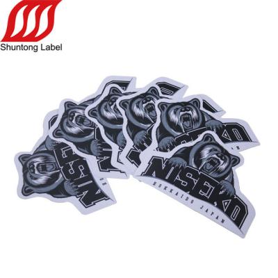 China Waterproof UV Protect Window Sticker Adhesive Translucent Kiss Cut Promotion Logo Sticker for sale