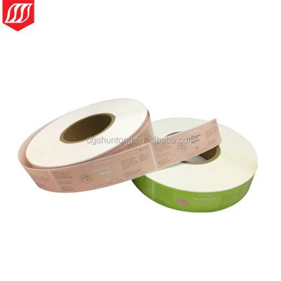 China Bath& Beauty Label& Custom Cosmetic Adhesive Sticker Label With Silk Printing , Emboss Logo Stickers for sale