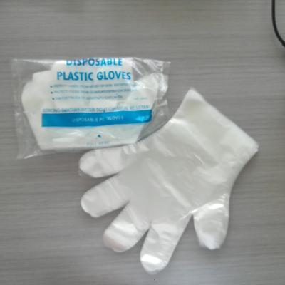 China Poly disposable pe embossed cleaning gloves manufacturer for sale