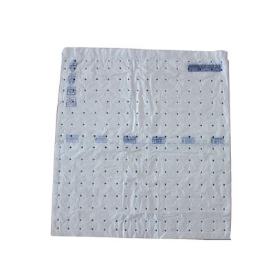 China Fresh Vegetable Disposable Breathable Plastic Bag With Holes For Food Packaging Vegetable Bag for sale