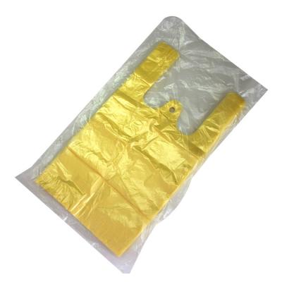 China Cheap Disposable HDPE T Shirt Plastic Bag On Roll for sale