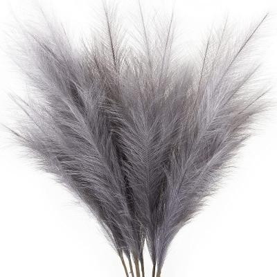 China Amazon Beautiful Colorful Hot Selling Decorations High Quality Artificial Fake Wedding Pampas Customized Artificial Natural Pampas Grass for sale