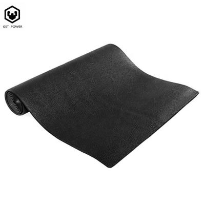 China Protect Floors From Scratches And Dents High Density Gym PVC Non Slip Treadmill Floor Exercise Bike Mat for sale