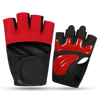 China Custom Gym Gloves /weight Comfortable Breathable Anti-Skid Wear Resistance Light Weight Lifting Palm Workout Training Non-Slip Gym Gloves for sale