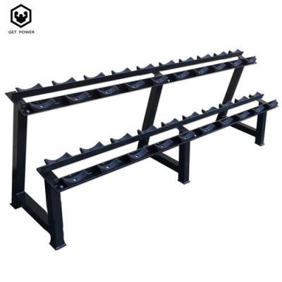 China Commercial Steel Weight Fitness Gym Dumbbell Storage Rack Gym Equipment for sale