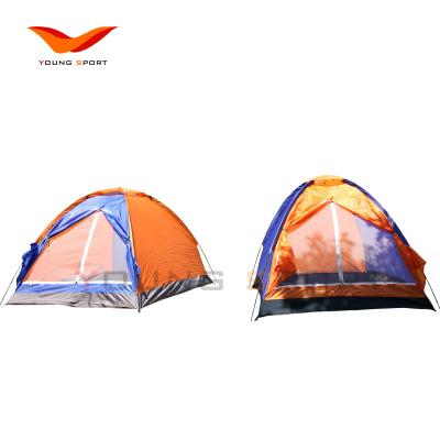 China Tube Type Outdoor Camping Double Tent Low Stake Price Refugee Pop Kids Single Tent For Rooftop for sale