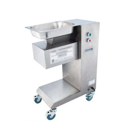 China Supplying Meat Processing Equipment Hotel Restaurant Kitchen Vertical Semi-automatic Commercial Electric Beef Meat Roll Strip Slicer Cutting Machine for sale