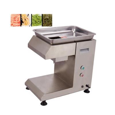 China Chinese Wholesale Table Type Meat Processing Equipment Stainless Steel Thick Pot Hot Fresh Raw Meat Slicer For Sale for sale