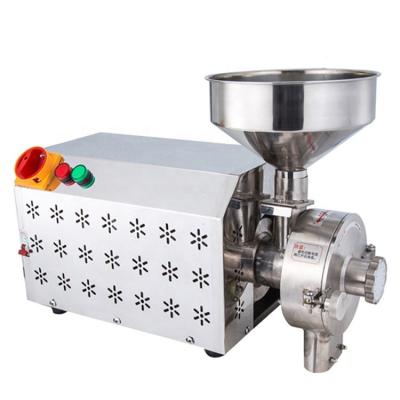 China Hotels Cassava Leaves Corn Meal Grinding Machine Tea Leaf Grinder Thyme Red Pepper Disc Mill Grinding Machine for sale