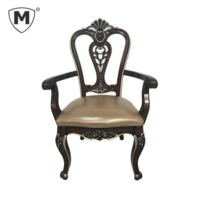 China Waterproof Plastic Furniture Armrest Dining Plastic Chair Set for sale