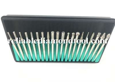 China Q235 Carbon Steel 20 Diamond Milling Tools 80-150 Grain Double Blister Packing for sale