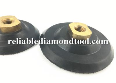 China Conexión de goma del cojín M10/M14/M16 del forro del velcro de los tampones para pulir del diamante en venta