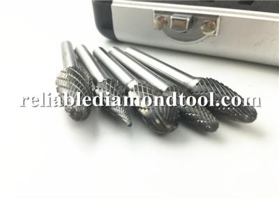 China 90 Degree Angle Edge Tungsten Carbide Burrs YG8 Material 4 / 5 mm Length for sale