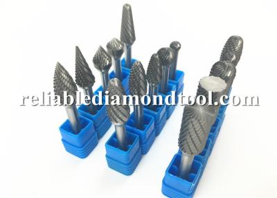 China K30 Tungsten Cylindrical Carbide Burr Wear Resistance 3mm - 25mm Cut Dia for sale