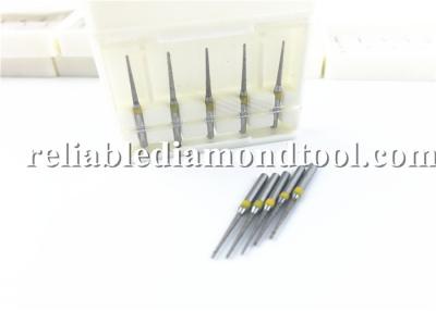 China Liso - carboneto dental afilado extremidade do diamante de Burs dos bocados de broca que cinzela o diâmetro das rebarbas 1.6mm à venda