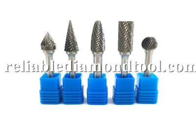 China HXCT015 Tungsten Carbide Burrs Rotary File Set For Titanium Alloys / Cast Iron for sale