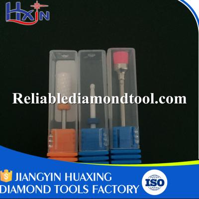 China Large Barrel Type XXC / Small Ball Type Medium / Brusher Three Suits Ceramic Diamond Nail Drill Bits for sale