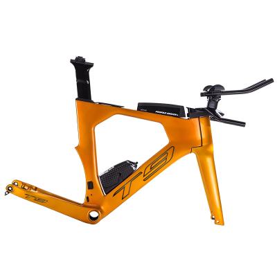 China Disc Brake Time Triath Carbon Frame New Design Triathlon Bike Frame 48 - 52cm for sale