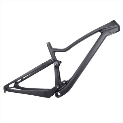 China 29er MTB Full Suspension Mountain Bikes Full Suspension Carbon Bike Frame Enduro MTB Thrust Frame FS029 for sale