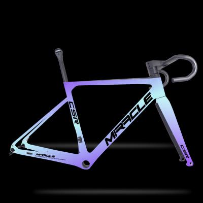 China Gravel Bike T1000 Super Lightweight Carbon Fiber Bicycle Frame 2020 Hottest Gravel Bikes Frame All Carbon Bike Frame for sale