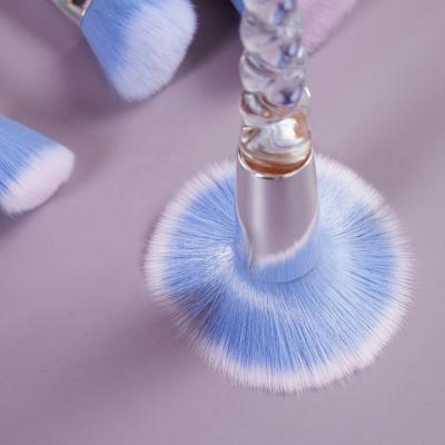 China Professional Wholesale Private Label Crystal Makeup Brushes Makeup Brushes Large Variety of Unicorns Makeup Brush Set 10 PCS Set in Case Large for sale