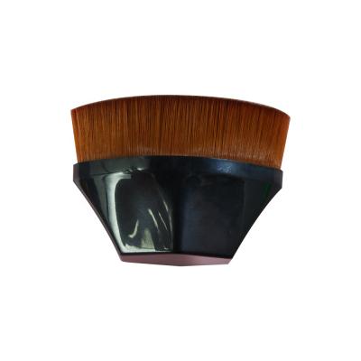 China Gently Touch High Quality NO.55 Flat Surface Angled Dome Polishing Kabuki Base Black Brush for sale