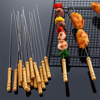 China Easily Cleaned Barbecue Accessories Grill Portable Spits Stainless Steel Barbecue Grills With Skewers for sale