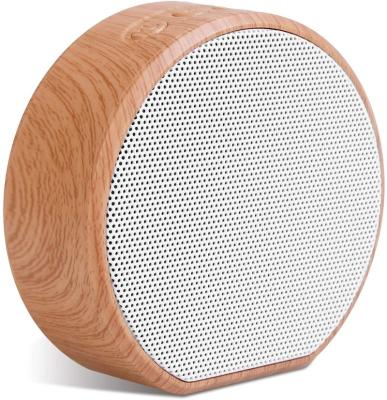 China No Stereo Sound White Waterproof Portable Wireless Wooden Speaker with Perfect Travel Size for Phones Travel Outdoor Home Office for sale