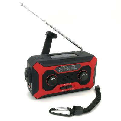 China SOS alert; Headphone Jack; Power display; High Quality Backup Mini Portable Am Fm Traveling Pocket Multiband Radio Bass Loudspeaker With Speaker Crank And Solar Charging for sale