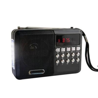 China PORTABLE Digital FM audio rechargeable radio music player function old man portable radio gift for sale