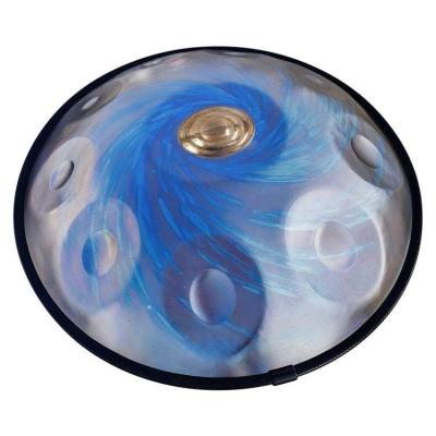 China Other ASTEMAN Handpan Universe Series-BLACK HOLE 10 NOTES Metal Drum Blue Percussion Instruments Drum Set Professional Made for sale