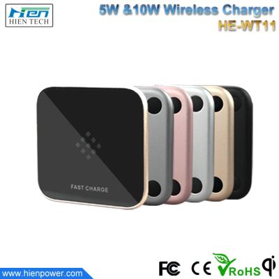 China Cell Phone Wholesale For Samsung Galaxy S7 Mobile Ultra Thin Qi Wireless Charger Fast Charger for sale